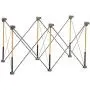 Bora Centipede 2x4 Feet Work Stand and Portable Table | Sawhorse Support with Folding, Collapsible Steel Legs, CK6S