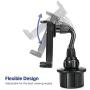 TNP Cup Holder Phone Mount, Universal Car Cup Smartphone Cradle Clamp w/Flexible Neck for Apple iPhone 11 Pro Max, Xs, Xs Max, X, 8 Plus, 8, 7, 7 Plus, 6 Plus, Samsung Galaxy Note 9 Note 8 S9+ S9