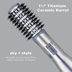 INFINITIPRO BY CONAIR Titanium Ceramic Hot Air Brush, 1.5 Inch Drying & Styling Hot Air Brush