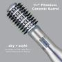INFINITIPRO BY CONAIR Titanium Ceramic Hot Air Brush, 1.5 Inch Drying & Styling Hot Air Brush