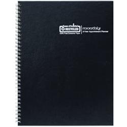 House of Doolittle 2021-2022 Two Year Calendar Planner, Monthly, Black Hard Cover, 8.5 x 11 Inches, January - December (HOD262092-21)