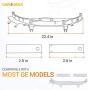 WE49X20697 Dryer Bearing Repair Kit Premium Replacement Part by Canamax - Compatible with GE Dryers - Replaces WE12M29 WE09X20441 PS960316 WE1M1067 WE1M504 WE1M1067