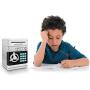 HeQiao Piggy Bank Password Safe Electronic Auto Scrolled Paper Money Banks Digital Coin Bank Money Box (Silver)