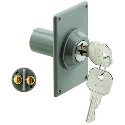 Prime-Line Products GD 52142 Electric Key Switch, 3/4 in. Outside Diameter, Hardwired