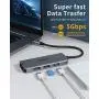 USB C to Dual HDMI Adapter, USB C Docking Station Dual HDMI Monitors for Windows,USB C Adapter with Dual HDMI,3 USB Port,PD Port Compatible for Dell XPS 13/15, Lenovo Yoga,etc