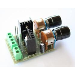 12 Volt PWM Dimmer, 7 Amps Per Channel, 2-Channel LED Lighting Dimmer Controller for LED or Incandescent Auto RV Marine Aircraft Interior Accent Lighting