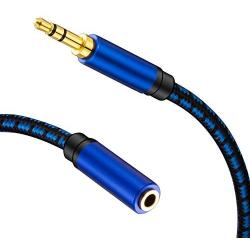Headphone Extension Cable Audio Extension Cable 10ft, NC XQIN Aux Extension Cable 3.5mm Audio Cable Extension 3.5mm Male to Female Audio Stereo Cable Compatible with Phone Headphone Speaker