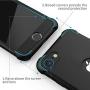 ORETECH Designed for iPhone SE 2020 Case with[2 x Tempered Glass Screen Protector] 360° Full Body Protection Cover Hard PC Soft Rubber Silicone for iPhone SE 2nd Generation (2020)-4.7- Black