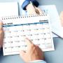 CRANBURY Small Desk Calendar 2021 - (Blue, 8x6''), Flip Calendar 2021 with Premium Thick Paper, Stand Up Calendar, Bonus Planner Stickers Included