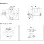 1000P/R 60mm Outer 12mm Hollow Shaft Incremental Rotary Encoder Push Pull Output 5 V ~ 26V