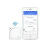 Ubibot WS1 WiFi Temperature Humidity Monitor, Wireless Thermometer Hygrometer, WiFi Data Logger with Free App Alarm, Website Platform, Android and iOS App(2.4GHz WiFi,no hub Required, IFTTT)