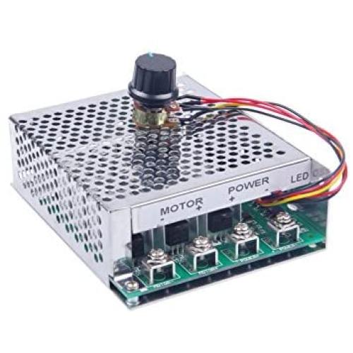 KNACRO Brushed DC Motor Controller DC 9-55V 60A PWM stepless Electronic Speed Control Switch 12V 24V 36V 48V Maximum Power 3300W