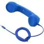 CellCase Vintage Retro 3.5mm Telephone Handset Cell Phone Receiver Mic Microphone Speaker for iPhone iPad Mobile Phones Cellphone Smartphone (Blue)