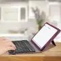 Fintie Keyboard Case for Samsung Galaxy Tab S6 10.5'' 2019 (Model SM-T860/T865/T867), [Patented S Pen Slot Design] Folio Stand Cover with Removable Wireless Bluetooth Keyboard, Purple