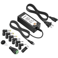 POWSEED Universal 45W 5V 6V 7.5V 9V 12V 13.5V 15V AC DC Power Adapter for Household Electronics Routers CCTV IP Cameras Speaker USB Hub Tablet LED Strips, Multi Voltage Supply Cord Charger 1A 2A 3A