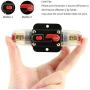 40A Inline Circuit Breaker Reset Fuse, 12V-24V DC Reset Fuse Holder 40 amp with Manual Reset for Car Audio Stereo Switch and Solar Inverter System (2 Pack) 40A Inline Circuit Breaker Reset Fuse, 12V-24V DC Reset Fuse Holder 40 amp with Manual Reset for Car Audio Stereo Switch and Solar Inverter System (2 Pack)