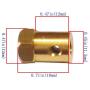 Synchronous Synchron Motor,Turntable motor,Cuptisserie/Electric motor with 7mm Flexible Coupling Connector,110V motor,50/60Hz AC 100~127V 4W CCW/CW For Hand-Made,School Project,Model-4Pack (2.5-3RPM)