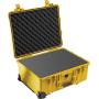 Pelican 1560 Camera Case With Foam (Yellow)