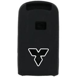 SEGADEN Silicone Cover Protector Case Holder Skin Jacket Compatible with MITSUBISHI Smart Remote Key Fob CV2520 Black