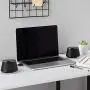 Amazon Basics USB-Powered PC Computer Speakers with Dynamic Sound | Black, 4-pack