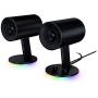 Razer Nommo Chroma: Custom Woven 3'' Glass Fiber Drivers - Rear-Facing Bass Ports - Bass Knob w/ Automatic Gain Control - Razer Chroma Enabled - Full Range 2.0 PC Gaming Speakers, Black