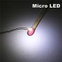 25 pcs Pre-soldered Micro Litz Wired Leads Pure White SMD Led 0603 ((Warm White Red Green Yellow Blue Pink UV Available))