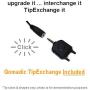 Gomadic USB Data Hot Sync Straight Cable for The Dell Axim x51v with Charge Function – Two Functions in one Unique TipExchange Enabled Cable
