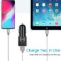 Meagoes USB C Car Charger, Dual Port Type C Fast Charging Adapter Compatible with Samsung Galaxy S21/Ultra/Plus/S20/S10/Plus/S9/S8/Note 20/10/9/8/A20/A50/A70/A10e/A51/A71, LG, Moto Android Phone