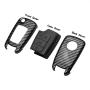 TANGSEN Flip Key Fob Cover Case for Buick Allure Encore Lacrosse Regal Verano Chevrolet Camaro Cruze Equinox Impala Malibu Orlando Sonic Spark SS Trax GMC Terrain 3 4 Button Keyless Entry Remote Black