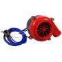 Car Electronic Fake Dump Turbo Valve, Keenso Blow Off Hooter Valve Analog Sound BOV Simulator Kit with Mounting Bracket & Mounting Accessories Red