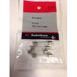 RadioShack Slow-Blow Fuse 6-Amps 250 Volts 270-1028 (Pack of 4 )