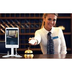 CTA Digital: Dual Security Kiosk Stand with Locking Case and Cable for iPad 10.2-Inch (7th & 8th Gen), iPad Air 3 (2019) and iPad Pro 10.5, White