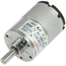 uxcell DC 12V 50mA 500RPM 0.3Kg-cm High Torque D-Shaft Permanent Magnetic Gear Motor
