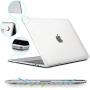 B BELK MacBook Air 13 Inch Case 2010-2017 Release Model A1466 A1369, Ultra Slim Crystal Clear Plastic Hard Shell Cover Case with Keyboard Cover & Screen Protector Compatible with MacBook Air 13.3