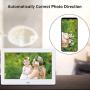 Atatat Digital Photo Frame with IPS Screen - 1280x800 Digital Picture Frame with 1080P Video, Music, Photo, Remote Control, Auto Rotate, Calendar, Time (7 Inch White)