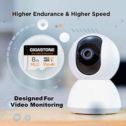 Gigastone 8GB MLC Micro SD Card, 10x High Endurance 4K Video Recording, Security Cam, Dash Cam, Surveillance Compatible 90MB/s, U3 C10
