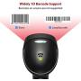 Handheld Barcode Scanner, Esky wired bar code reader with Adjustable Stand, USB Laser Barcode Scanner Automatic 1D Bar Code Reader for POS System Sensing, Store, Supermarket, Warehouse