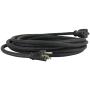 Conntek NEMA 5-20 20-Amp T-Blade SJOOW 12/3 Anti-Weather, Oils, Acids and Chemicals Rubber Extension Cord