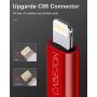 iPhone Charger Cable 3ft for MFi Certified, Cabepow 3 Foot Lightning Cable Fast Charging Cord 3 Feet for iPhone 11/11 Pro /11 Pro Max/XS/XS Max/XR/X/8/8 Plus/7/6/5/SE [2 Pack]-Red