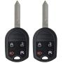 Keyless2Go Replacement for Keyless Remote Head Key OUCD6000022 164-R8067 (2 Pack)