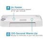 BLACK + DECKER Flash 9.5'' Fast Heat Thermal Laminator, Hot/Cold (LAM95)