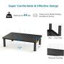 Monitor Stand Riser - 3 Height Adjustable Monitor Stand for Laptop, Computer, iMac, PC, Printer, Desktop Ergonomic Metal Monitor Riser Stand with Mesh Platform for Airflow by HUANUO