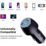 USB C Car Charger, 36W Dual Port Fast Car Charging Adapter with 18W PD & QC 3.0 for iPhone 11/Pro/Max, Samsung Galaxy S20/S20 Plus/S20 Ultra/S10+/S10e, iPad Pro/Air 2/Mini, Pixel