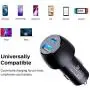 USB C Car Charger, 36W Dual Port Fast Car Charging Adapter with 18W PD & QC 3.0 for iPhone 11/Pro/Max, Samsung Galaxy S20/S20 Plus/S20 Ultra/S10+/S10e, iPad Pro/Air 2/Mini, Pixel