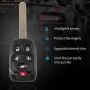 Tyranway Car Key Fob Fits for Honda Odyssey 2011-2013, Keyless Entry Remote Replacement FCC ID: N5F-A04TAA 6-Buttons Tyranway Car Key Fob Fits for Honda Odyssey 2011-2013, Keyless Entry Remote Replacement FCC ID: N5F-A04TAA 6-Buttons
