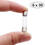 Tnisesm 40 Pcs F20AL Fast-Blow Fuse 20A 250 V Glass Fuses 6 x 30mm/0.24'' x 1.18'' 6 x 30-20A