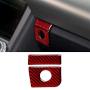 Interior Carbon Fiber Car Storage Box Panel Trim Sticker Styling,Red