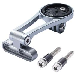 Dymoece Adjustable Out Front Bike Computer Combo Extended Mount for Garmin Edge 25 130 200 500 510 520 800 810 820 1000 1030