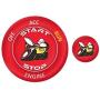 ToolEpic for Dodge Challenger Charger Scat Pack Decal Accessories 2015-2020 - Engine Start Stop Button Overlay Sticker Emblem - Push to Start Button Ruby Red Badge Cover - Perfect for Decals