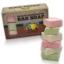 Amish Farms Handmade Bar Soap, Natural Ingredients, Cold Pressed, Carcinogen Free, 6 Ounce - 6 Pack Gift Box (6 Bars)